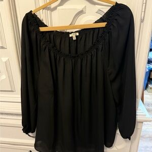 Elegant Black Women's Top